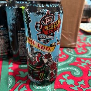 Vans x Monster Tour Water Can — Black with Neon Green and Sky Blue